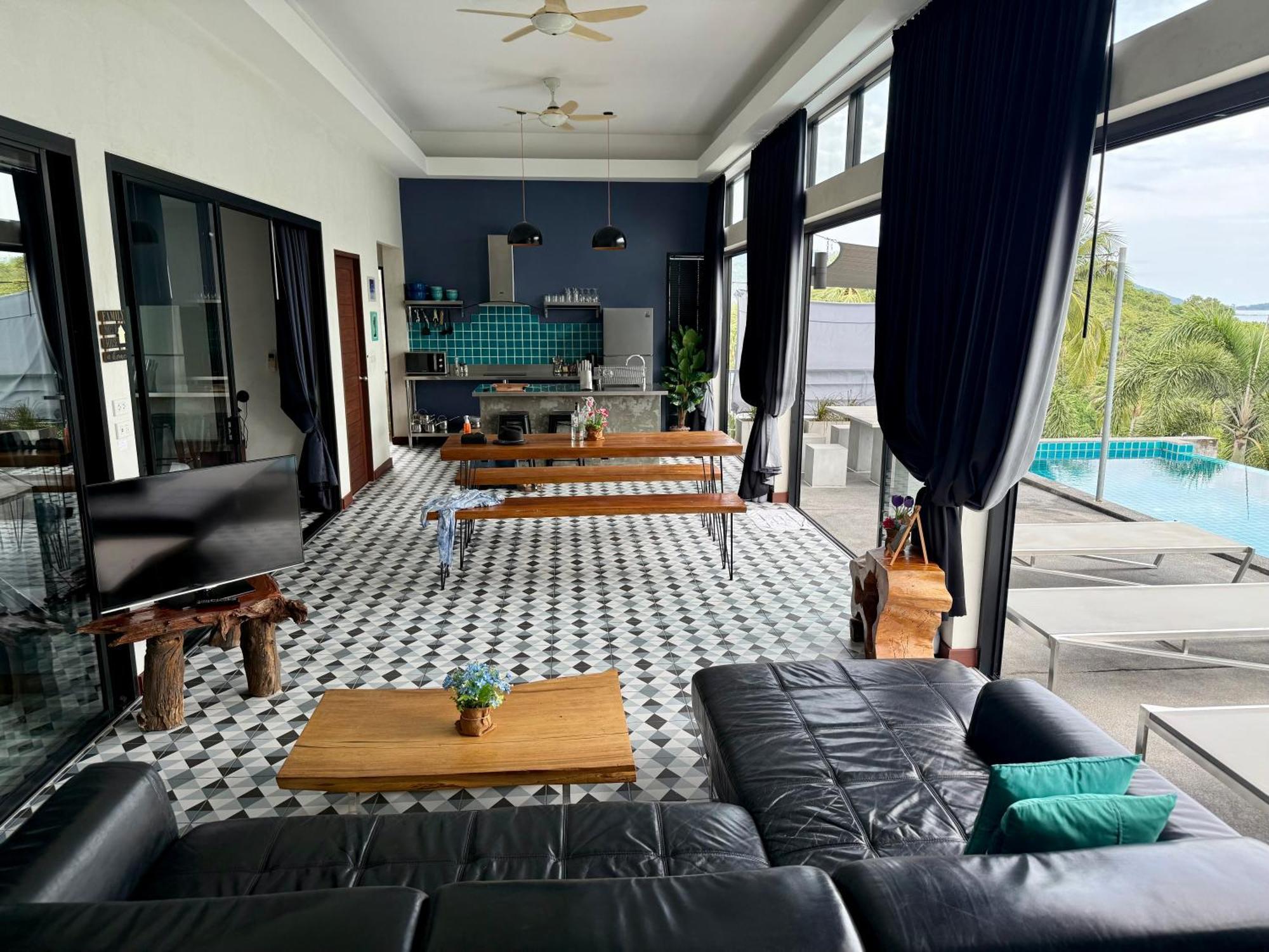 Ko Samui Seaview Pool Villa Seren With Car Laem Set Beach Ngoại thất bức ảnh