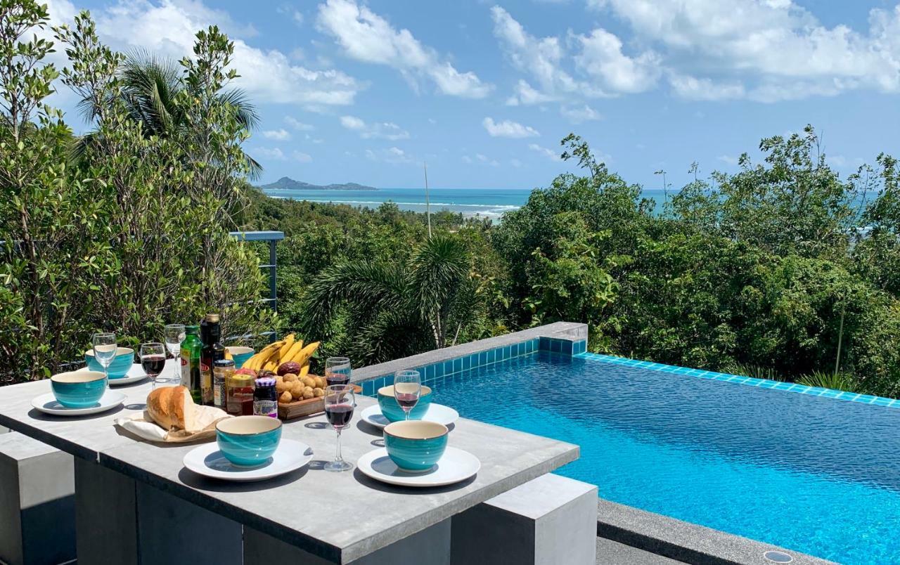Ko Samui Seaview Pool Villa Seren With Car Laem Set Beach Ngoại thất bức ảnh